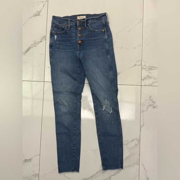 Madewell High-Waisted Blue Jeans Size 27 - Picture 7 of 8